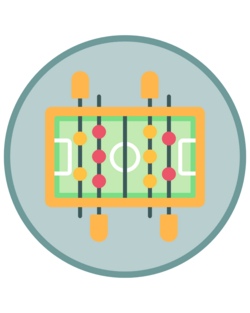 DIY Tischkicker Fußball