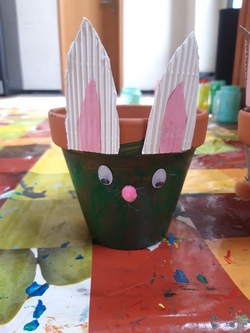 Stadt Erkelenz - Fr&uuml;hlingsblument&ouml;pfe bemalen