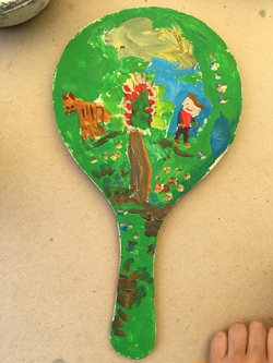 Ping-Pong Paddleschläger gestalten