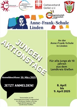 JUNGENAKTIONSTAGE!