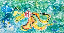 Glas-Malerei