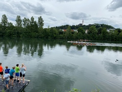 Rudern auf der Traun