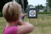Schießen mit dem Lichtgewehr 
