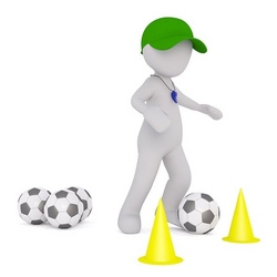 Spiel und Spaß auf dem Sportplatz