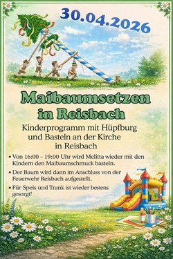 Maibaumsetzen in Reisbach
