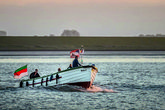 Börteboot No3 fahren mit der Schiffergilde