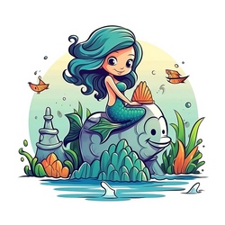 Mermaid Schwimmen