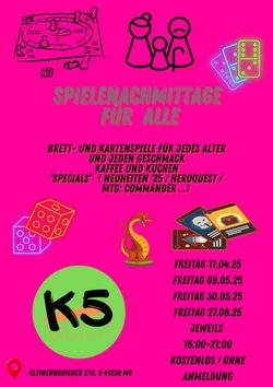  Spieletreff für Alle im K5