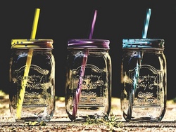 Kreativwerkstatt - Milchshakeglas