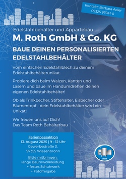 Baue Deinen personalisierten Edelstahlbehälter
