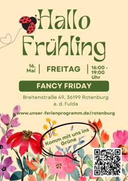 Fancy Friday - Frühlings-Pflanzaktion