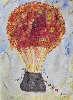 Dein Wohlfühlsommer-Malworkshop: Heißluftballon-Fahrt
