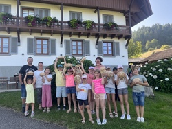 Brot backen auf dem Bauernhof