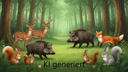 Tiere des Waldes - auf den Spuren der Waldtiere
