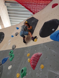 Spiel und Spa&szlig; in der Boulderhalle