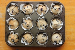 Karottenmuffins backen 2