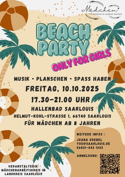Beachparty - only for Girls