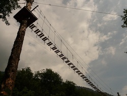 Ausflug in den Hochseilgarten nach Illingen