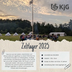 Zeltlager 2025