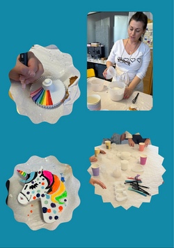 Keramik Gießpulver Workshop 1 für 5 - 7 Jährige