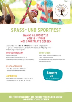 Spaß-Sport-Fest - ABGESAGT!
