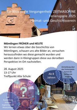 Ein Blick in die Vergangenheit: ZEITMASCHINE - Mömlingen früher und heute 