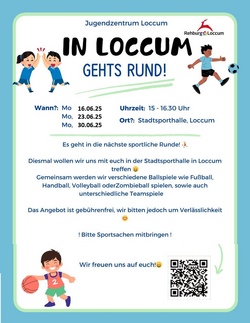 JUNI´25 - Sport & Spiel in der Halle in Loccum