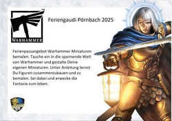 Miniaturen bemalen aus dem Warhammer Universum 