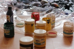 Siebdruck im Kunstverein BS
