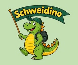 T-Shirt und Capi mit dem Schweidino-Logo bemalen