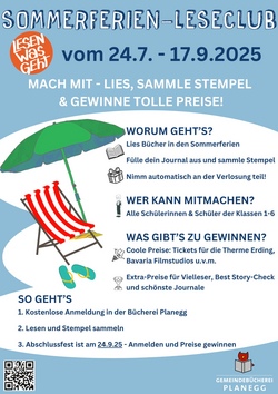 Sommerferien-Leseclub der Gemeindebücherei