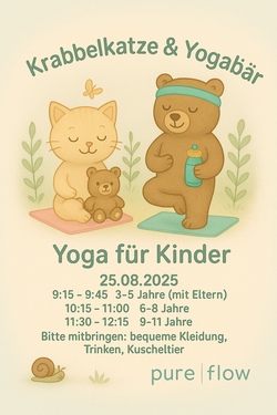 Yoga für Kinder 3-5 Jahre mit Mama oder Papa - „Yoga-Abenteuer im Zauberwald "