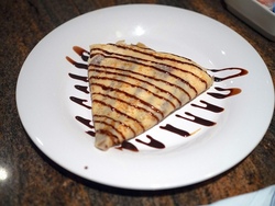 Besuch der Creperi "Cafe con crepe"