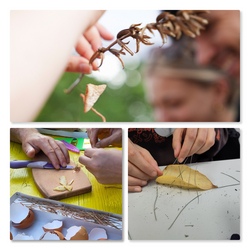 Aktionstag "Harmlose Kunst" - Kreativ mit Naturmaterialien