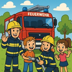 Spiel & Spaß bei der Feuerwehr