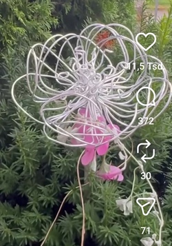 Gartendeko aus Draht 
