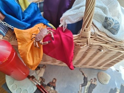 Picknick am Strand ... mit dem Pinsel in der Hand