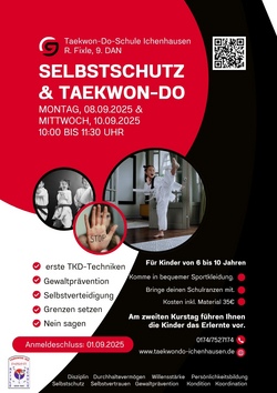 Selbstschutz & Taekwon-Do - 08.09. & 10.09.