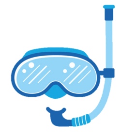 Kindertauchen im Schwimmbecken, Tauchschule Lion Divers