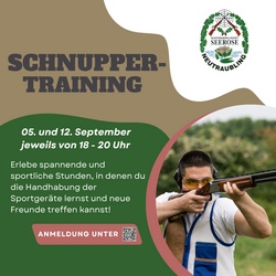 Schnuppertraining bei der Sch&uuml;tzengesellschaft Seerose Neutraubling