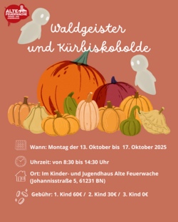 Herbstferienwerkstatt: Waldgeister und K&uuml;rbiskobolde