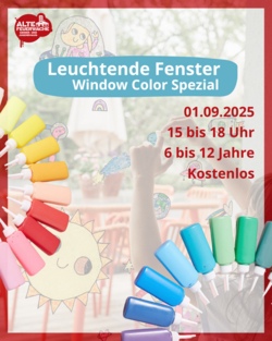 Leuchtende Fenster &ndash; Window Color Special im KidsTreff