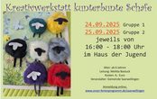 ABGESAGT Kreativwerkstatt - Kunterbunte Schafe