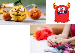 Spielzeug selber gestalten: Monster filzen und anderes