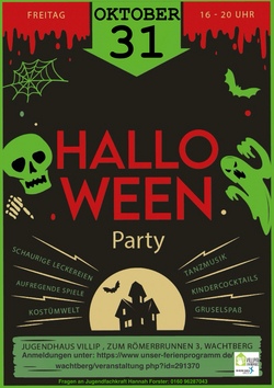 Halloween  Party im Villiper Jugendhaus 