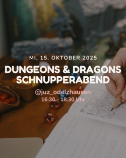 Dungeons & Dragons Schnupperabend @juz_odelzhausen