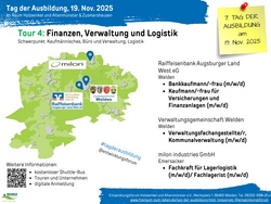 Tour 4: Bank, Finanzen, Verwaltung und Logistik