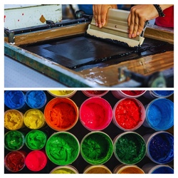 Siebdruck am Tollhaus