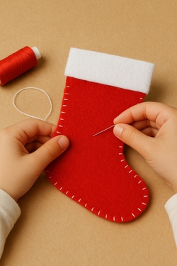 Weihnachtsnähen für Kids