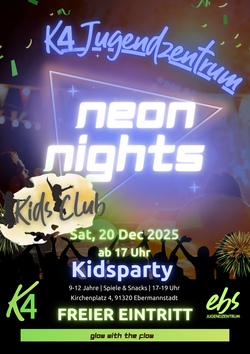 Neon Nights Kidsparty